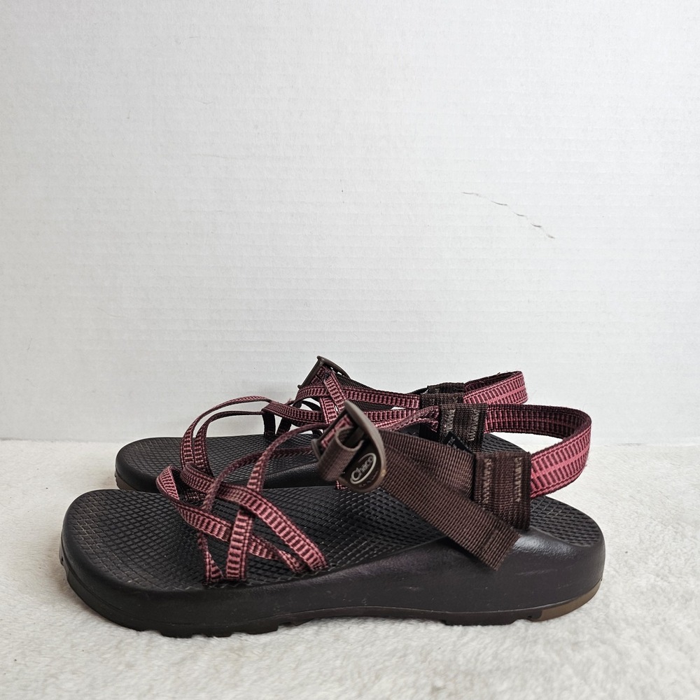 Chaco ZX2 VibramOutdoor Sports Womens Sandals Toe Loop Size 9 Unaweep In Rhubarb